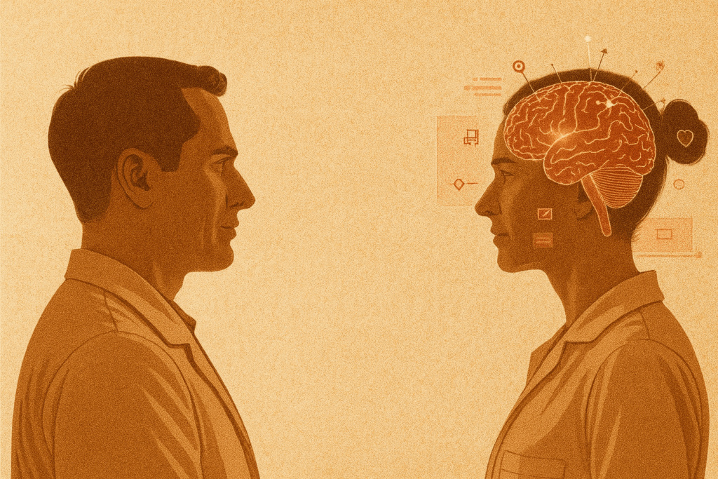 Clean banner reading “Explore Evidence-Based AI for Physicians — ZoeMD” with a physician silhouette and digital brain/AI icons. Teal clinical interface theme. Conclusion CTA Banner