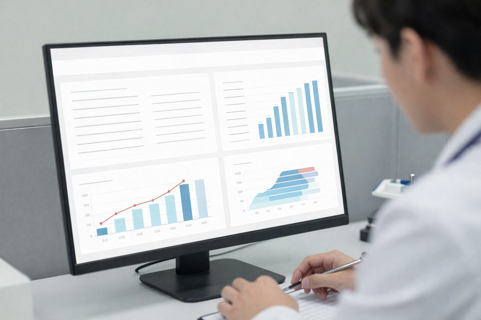 AI clinical research supporting evidence-based medical studies.