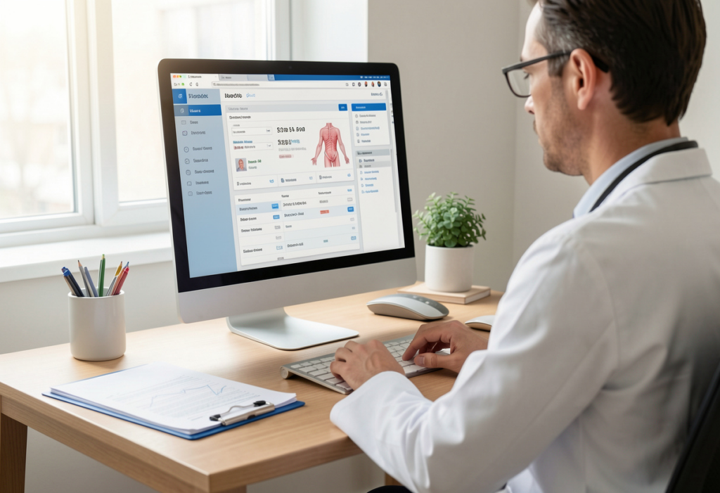 AI medical research assistant reducing cognitive load for clinicians